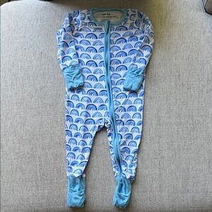 Little SleepiesBlue Rainbow Kids pajamas